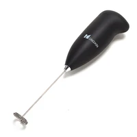 milk frother handheld battery operated electric foam maker for coffee latte cappuccino hot chocolate durable drink mixer