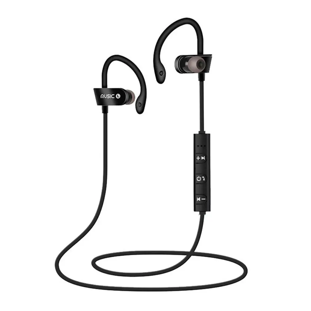 

Anti-lost Earphone RT558 Wireless Headset Wire-controlled Call Music Earplugs In-ear Sports Earphones