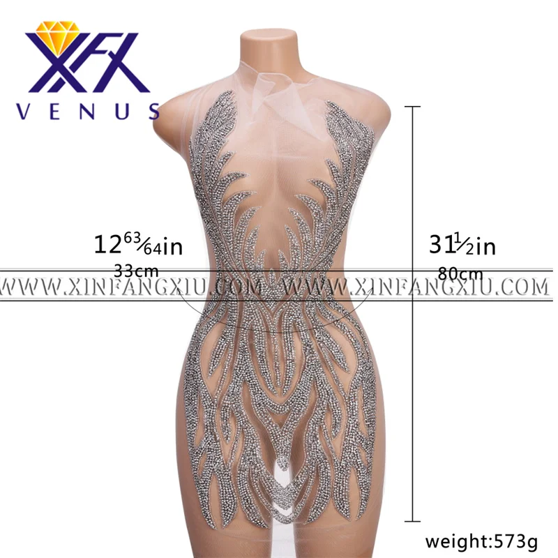 XFX VENUS, 1 шт. Стразы, стразы, блестящие свадебные нашивки, обрезка для женской одежды, тканевые нашивки, аппликация, нашивка