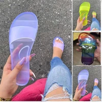 2022 summer plus size slippers casual new beach slippers low top fashion round head womens home shoes sandals