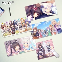 maiya anime nekopara top quality mouse pad super creative large game size for deak mat for overwatchcs goworld of warcraft