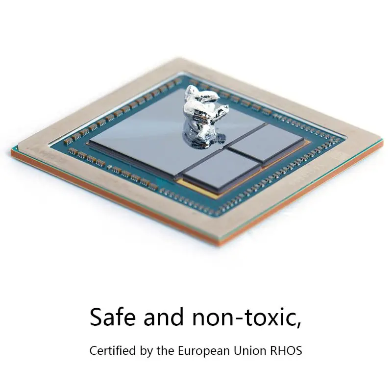 Жидко-металлическая охлаждающая смазка LT-100 128 Вт/мк Высокотермопроводящая паста