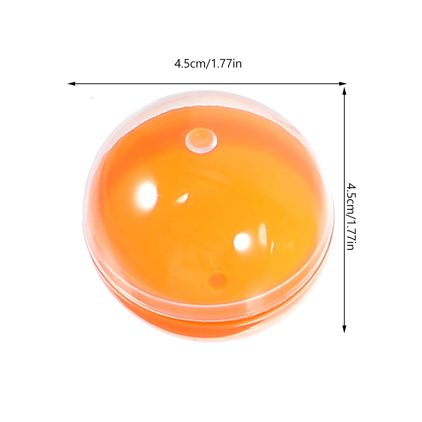 50 шт. машинная капсула для яиц детские игрушки жевательных мячей пустые круглые