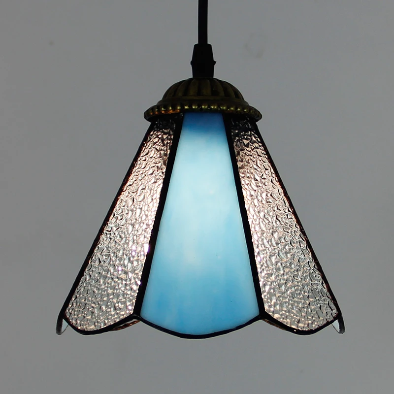 Подвесные осветительные приборы для столовой винтажные Ретро витражные оттенки