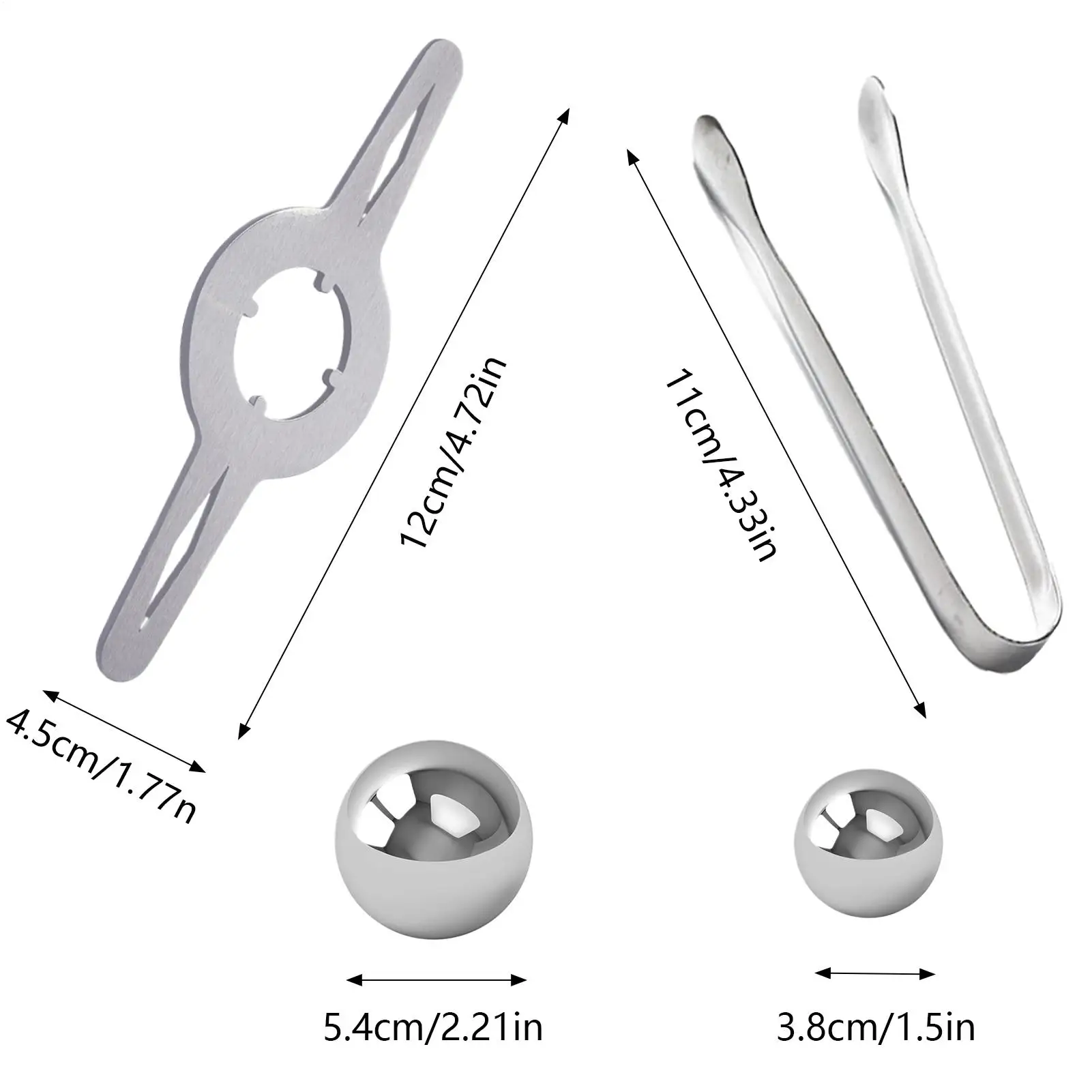 Охлаждающие шары для эспрессо из нержавеющей стали, 4 шт., без разбавления, для охлаждения экстракта, для домашнего использования (art.: 3920d9c293c8a) - 3920d9c293c8a