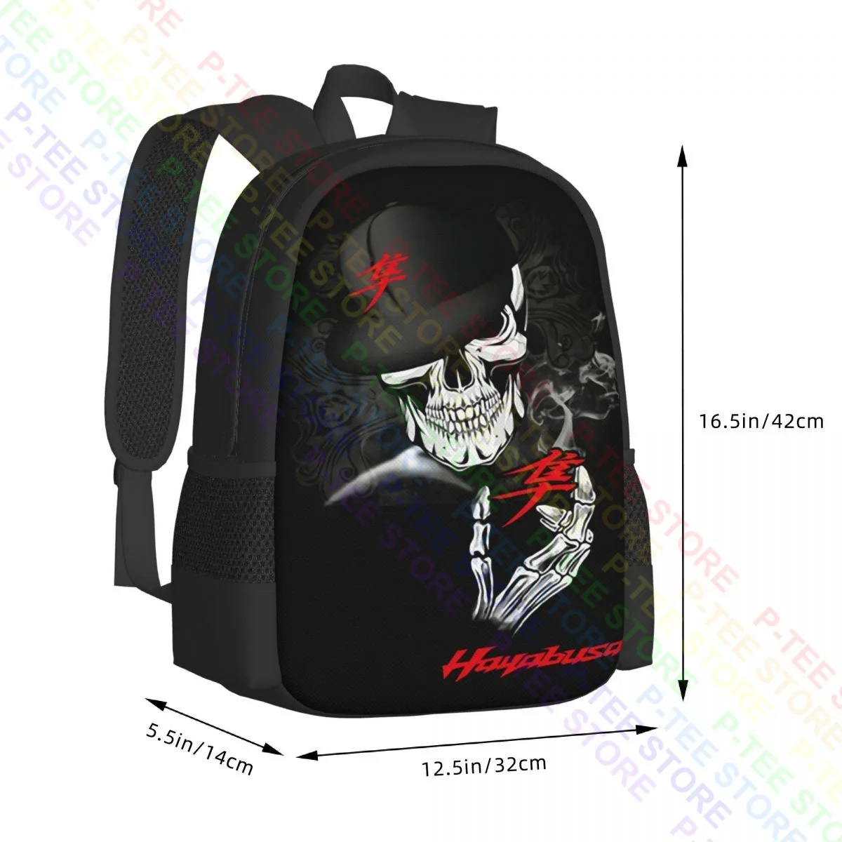 Рюкзак с логотипом Скелета Черепа Hayabusa большой вместимости Персонализированный