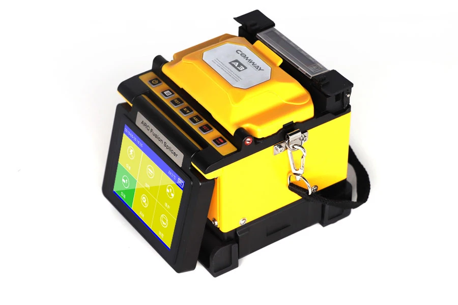 Multi-language Comway A3 optical fusion splicer strong performance fiber endface melter 2 in 1 ARC Splicing machine Touch screen