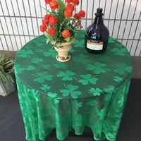 green leaves doily heart shaped table flag runners tablecloth for st patricks day decoration tablecloth table runner classic