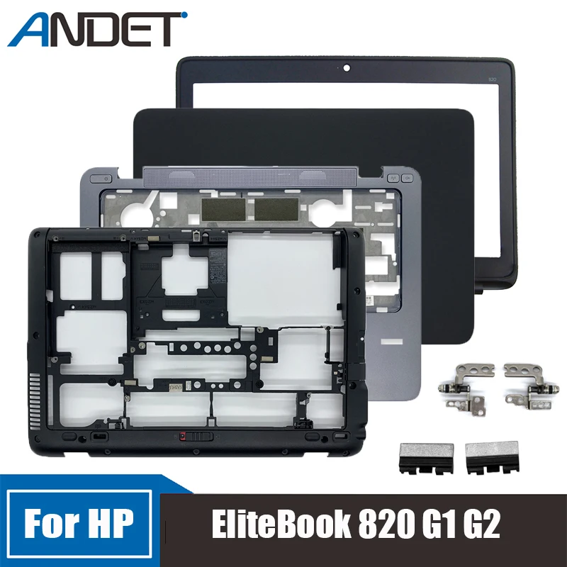 

New For HP EliteBook 820 G1 G2 Screen Back Shell Rear Lid Front Keyboard Bezel Top Case Palmrest Notebook Host Lower Cover