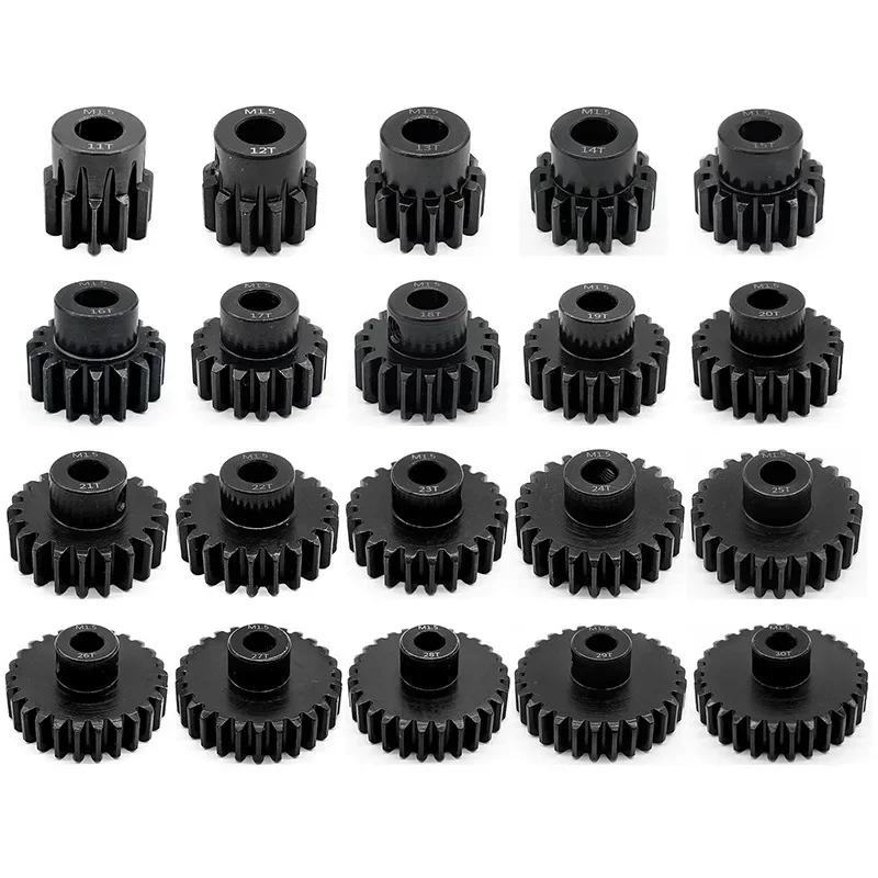 Закаленная сталь M1.5 8 мм 11T 12T 14T 15T 17t 18t 20T 21t 22T 24T 25T 26T 28T 30T шестеренка мотора для 1/5