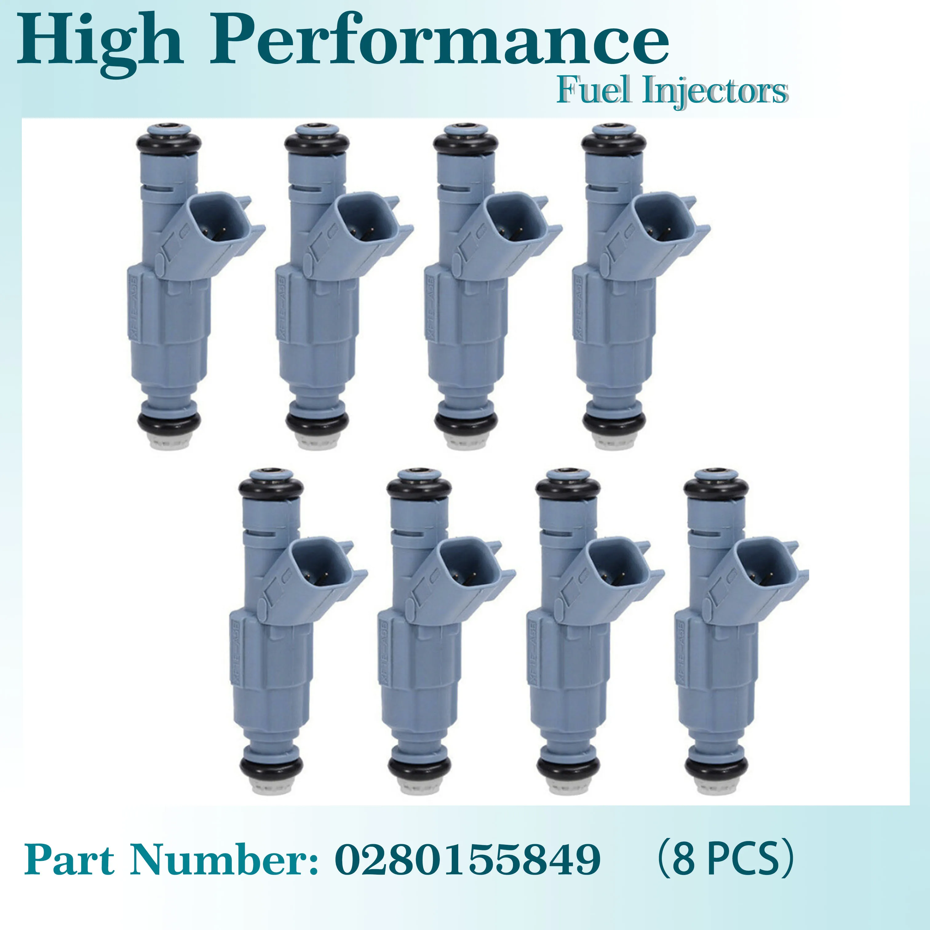 

0280155849 Car Fuel Injectors Nozzle for Dodge Dakota Durango Ram 1500 Jeep Grand Cherokee Commander 4.7L V8 53032145AA