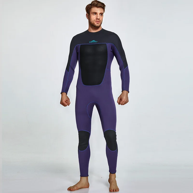 Men 3MM Neoprene Open Cell Spearfishing Swim Diving Suit Scuba Snorkeling Hunting Kayaking Surf Triathlon Water Sports WetSuit