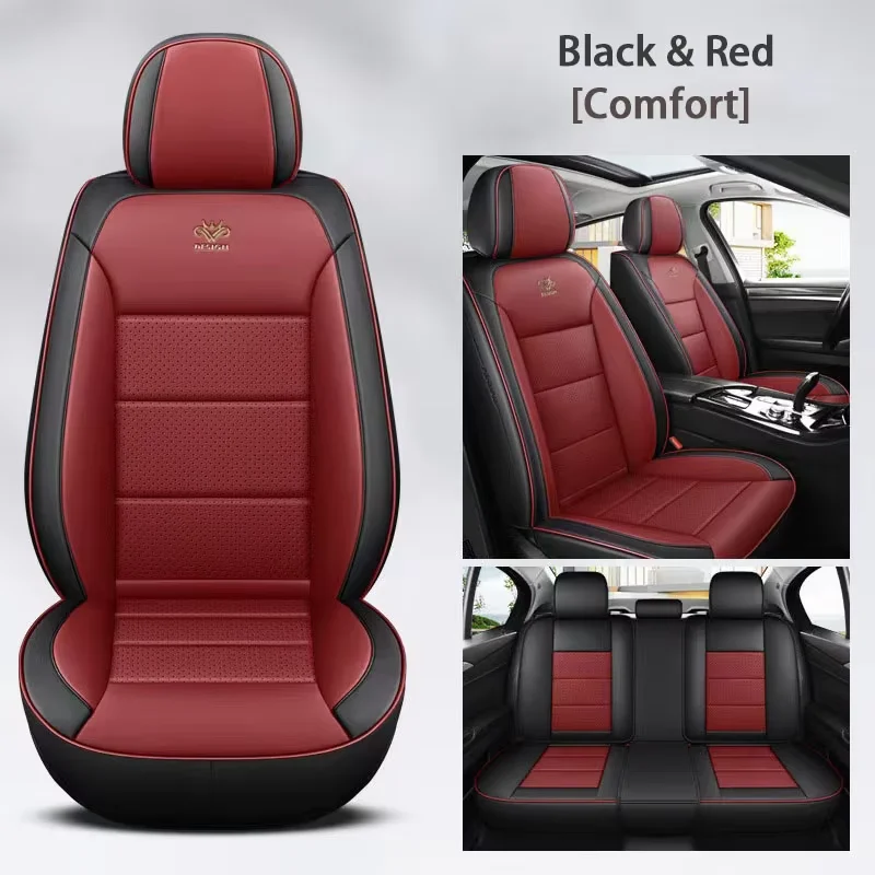 Универсальные кожаные чехлы для автомобильных сидений Аксессуары автомобилей