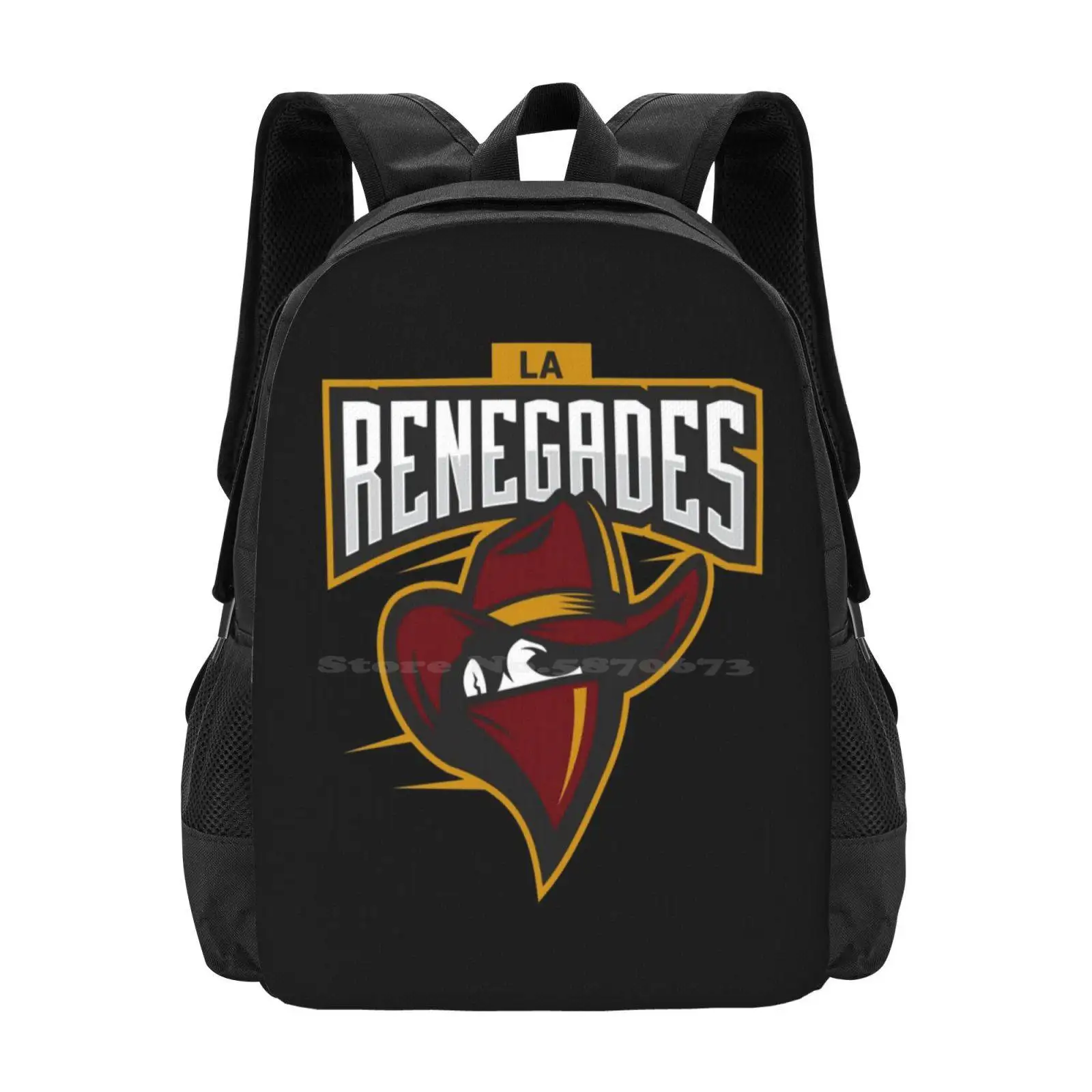 Renegades La Hot Sale Backpack Fashion Bags Logo Renegades La Cowboy Csgo Shooter Game Computer