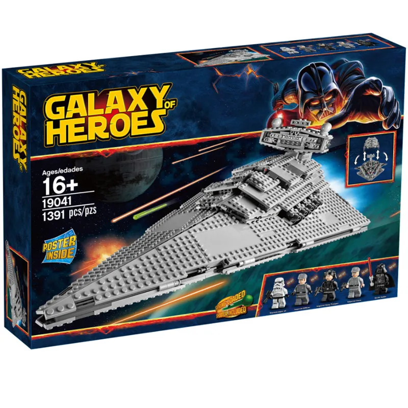 

New star Imperial Star Destroyer building block bricks toy for children 75055