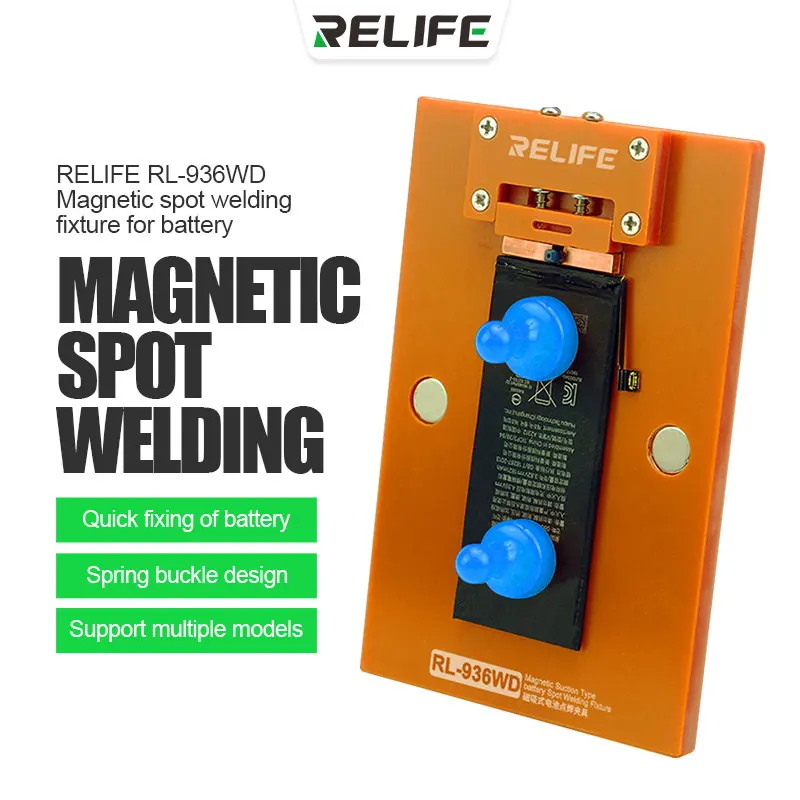 

RELIFE RL-936WD Magnetic Spot Welding Fixture for Battery For iPhone multiple models Battery Repair Tools