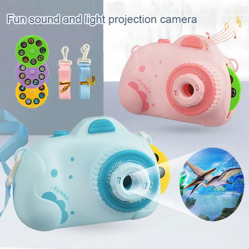 

1pcs Baby Children Play Projection Camera Cartoon Model Light Projection Education Learning Toy Kids Christmas Birthday Gift