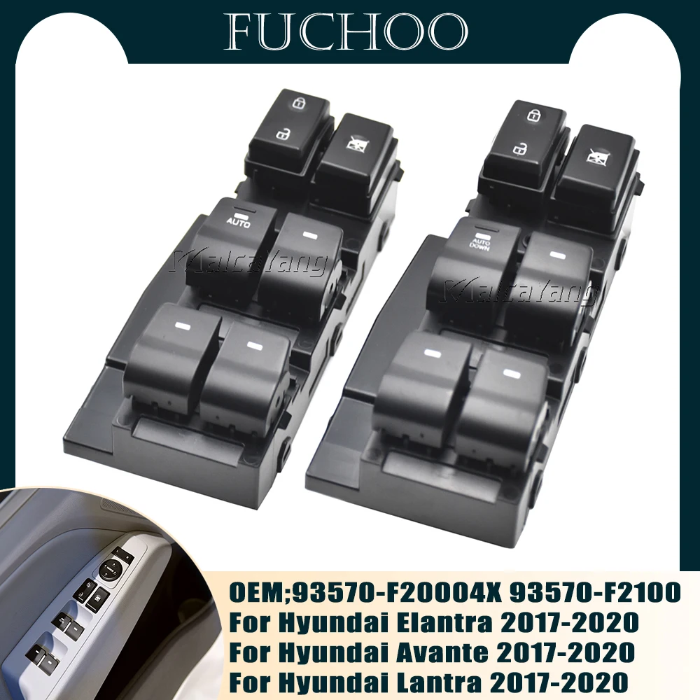 

Автомобильные аксессуары для HYUNDAI ELANTRA / LANTRA / AVANTE 93570-F20004X, кнопка переключения электростеклоподъемника