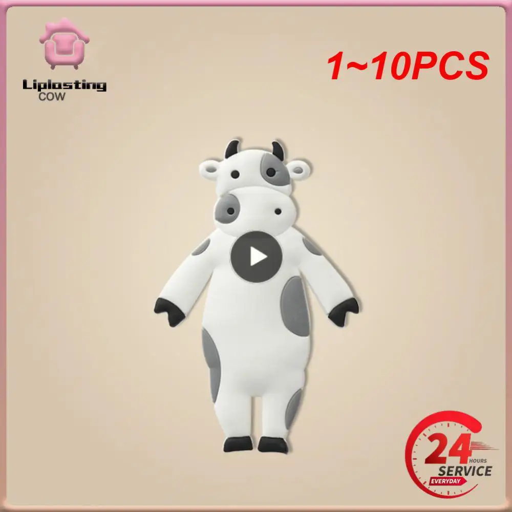 

1~10PCS Cute Animal Bracket Free Punch Wall Mount Bag Key Toothbrush Holder Hallway Bathroom Kitchen Rack Hook