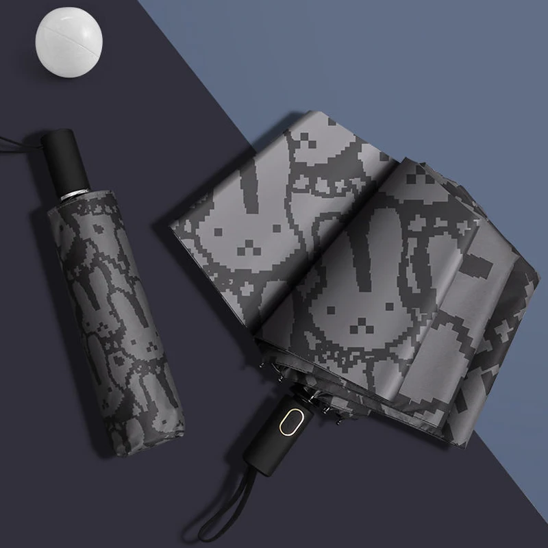 

Travel Folding Umbrellas for Rain Windproof Compact Umbrella Strong UV Protection Parasol Men&Women Manual/Automatic Umbrella