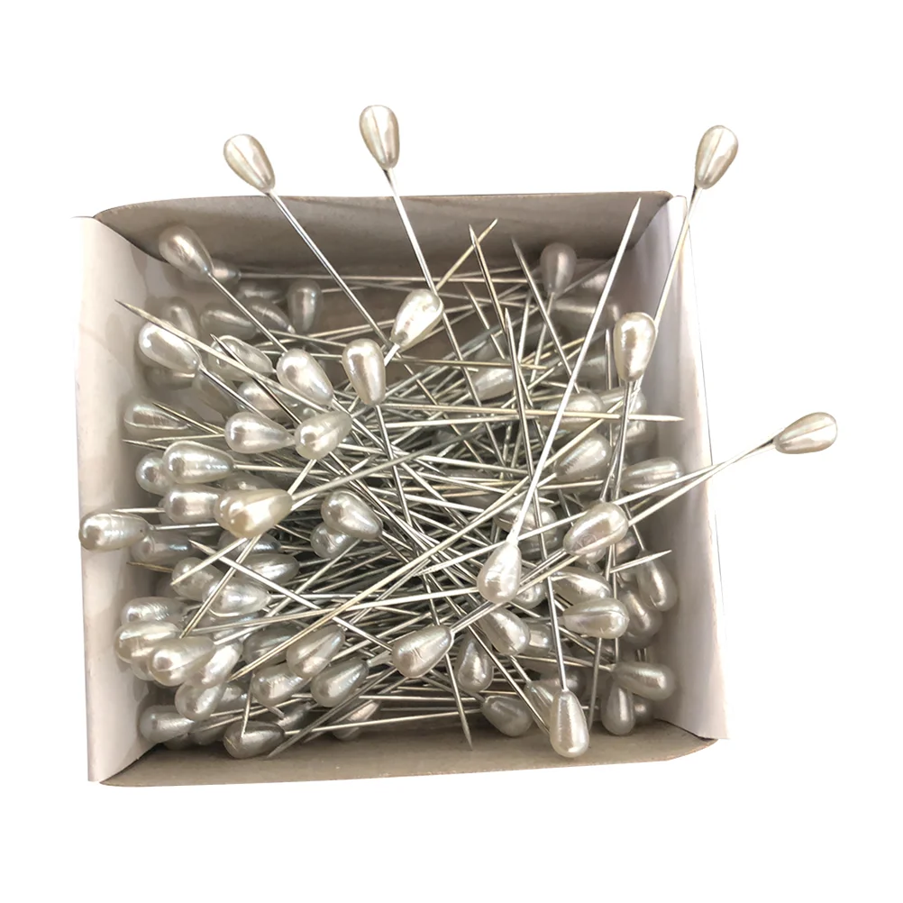 

Head Straight Flat Sewing Pearl Bouquet Map Dressmaking Floralcorsage Wedding Crystal Pin Mark Patchwork