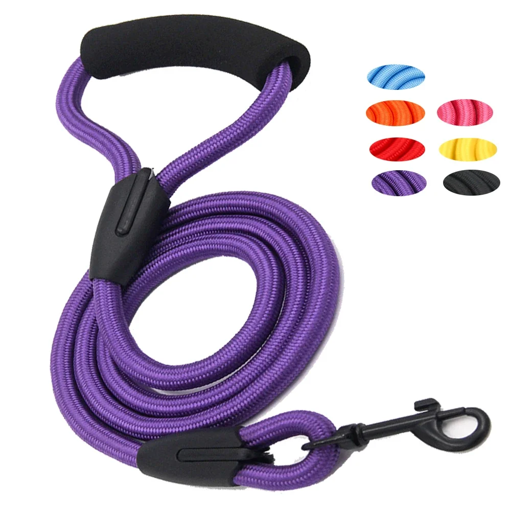 

Dog Leash Running Walk Train for Large Small Cat Pets Leashes Dogs Leash Rope Nylon Tenacity 7 Colors 3 Sizes