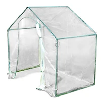 reinforced mini greenhouse outdoor sturdy portable green houses for outside garden backyard antifreeze small plant green house