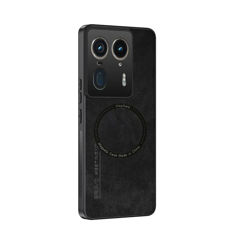 Магнитный беспроводной Чехол Magsafe для Motorola Moto x50 Edge 50 Ultra Pro 40 neo 30 G85 силиконовый