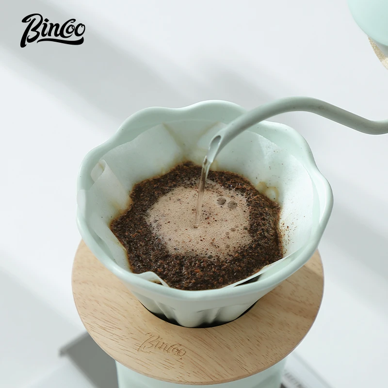 Керамический кофейный сервиз Bincoo Petal для ручного приготовления изысканная