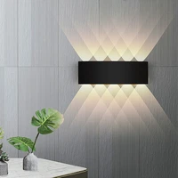 led wall sconce lamp outdoor ip65 waterproof garden lighting aluminum ac85 265v indoor for living room bedroom stairs wall light