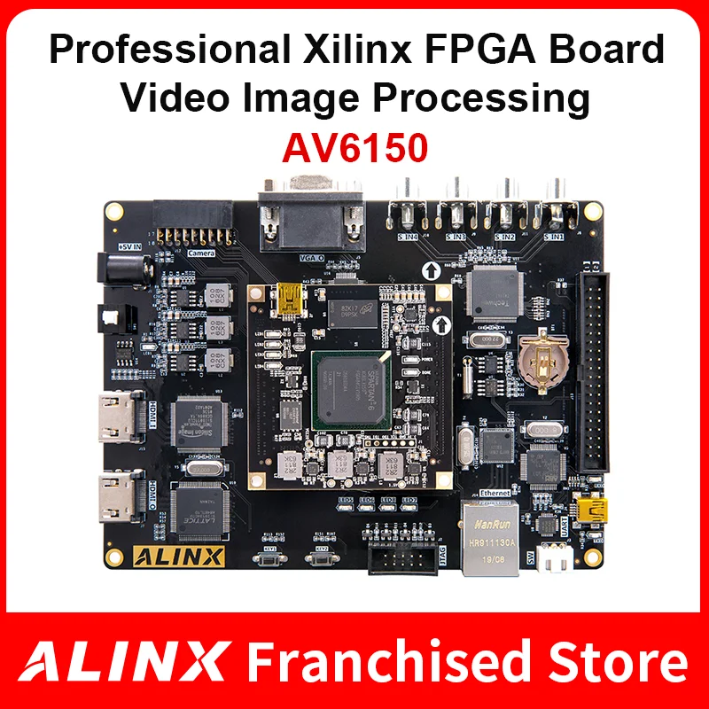 

ALINX AV6150: XILINX Spartan-6 XC6SLX150 FPGA плата обработки видео изображения HDMI Входной выход 1080P