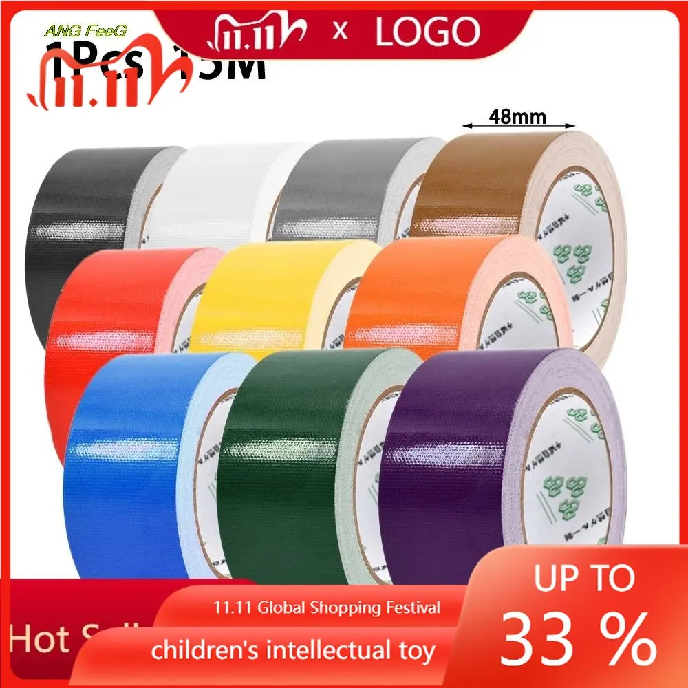 

1 Roll Cloth Duct Tape 48mm-15m Utility Grade Multicolor Adhesive Tape For Bathroom Kitchen Home Supplies