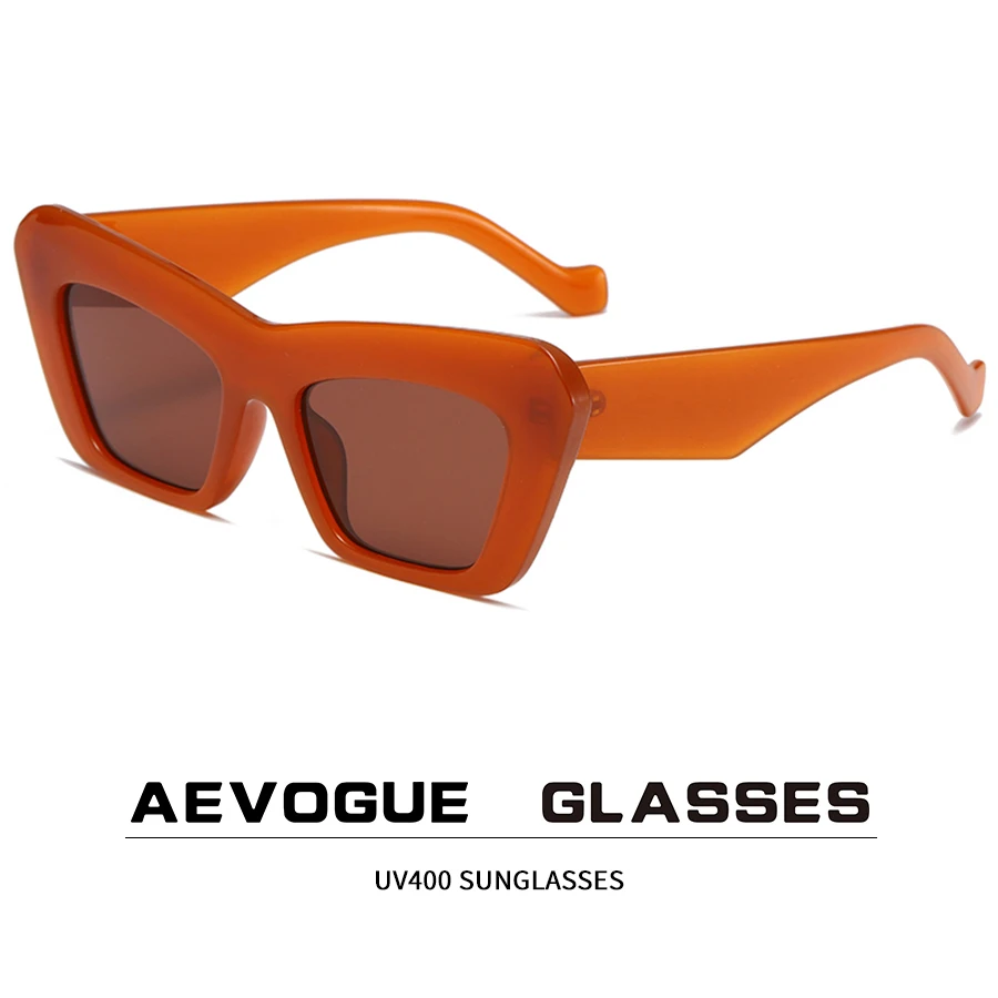 

Солнцезащитные очки AEVOGUE AE1350 для мужчин и женщин, модные солнечные аксессуары «кошачий глаз» с защитой от ультрафиолета