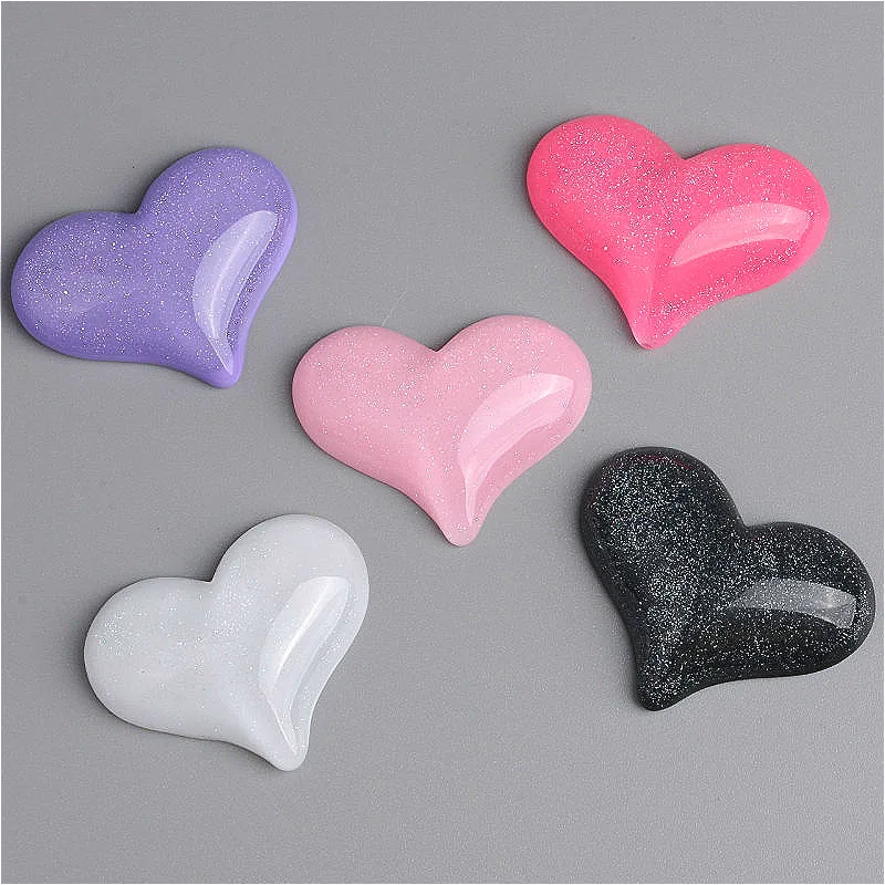 

5pcs New Glitter Love Resin Fridge Magnet Message Post Cute Tile Home Decor Magnet Fridge