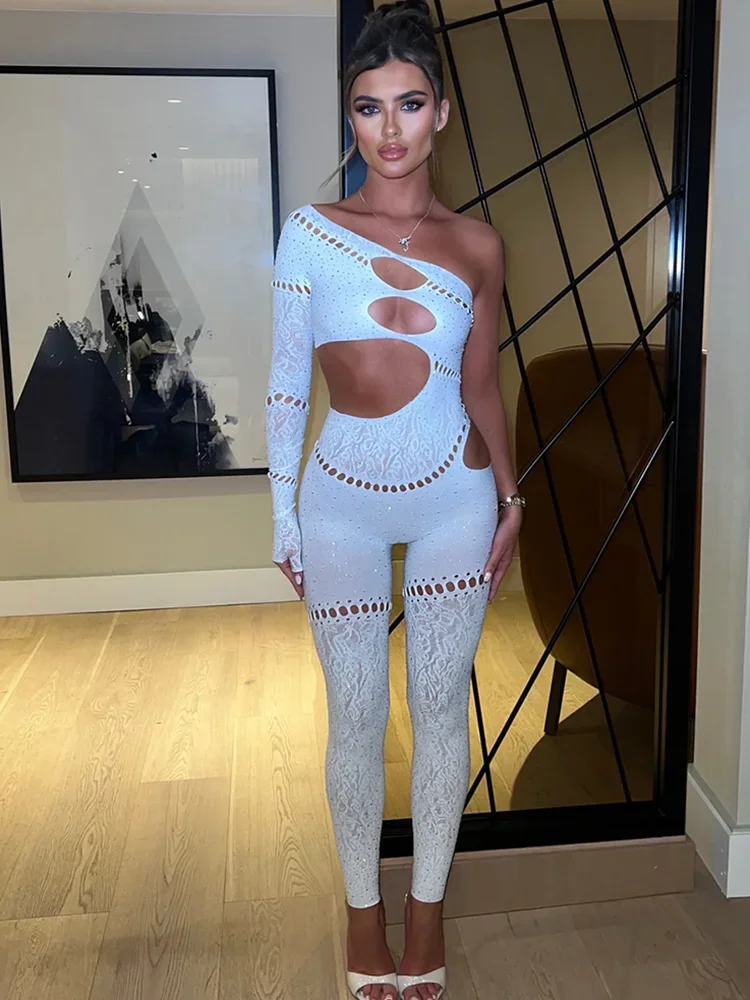 Sibybo сексуальный комбинезон с одинарной вращающейся манжетой эластичный со