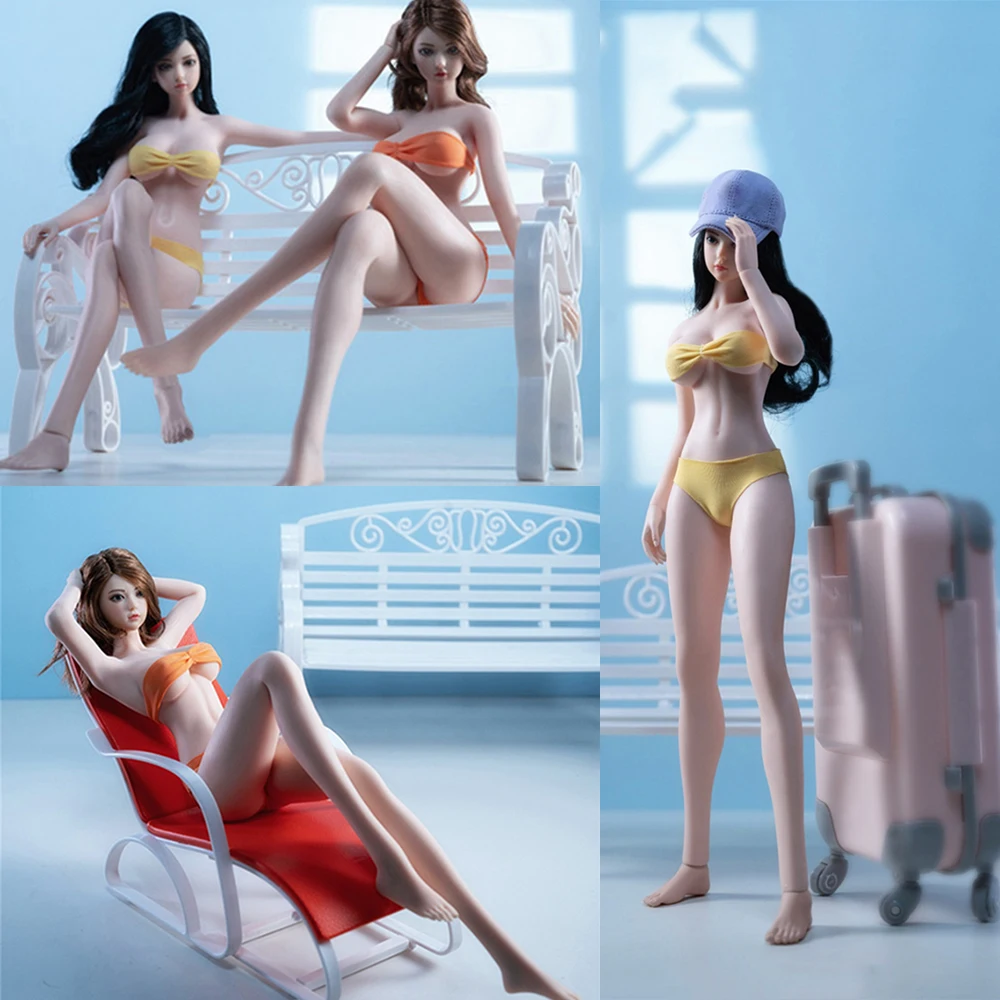 

TBLeague S40A S41A S41 Women Solider Body Slender Pale Big Bust Super-Flexible Seamless Body Model 12" Action Figure Modle