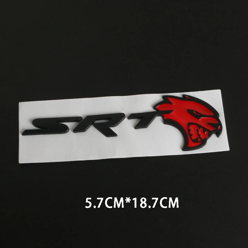 

Металлический 3D значок на голову Hellcat, эмблема на задний багажник, наклейки для зарядного устройства Srt8 Srt4, дротик Durango Challenger Caliber Journey Caravan