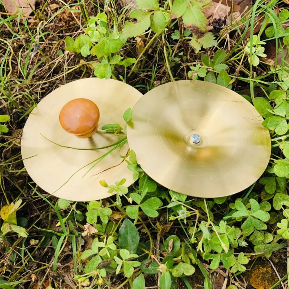 Музыкальные игрушки ручные медные тарелки ударные инструменты крепления