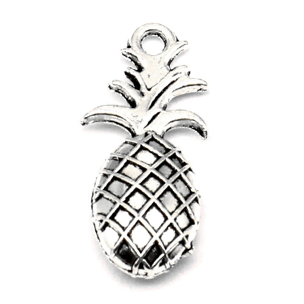

Pineapple Charm For Making Jewelry Diy Finding 40pcs 23X10mm