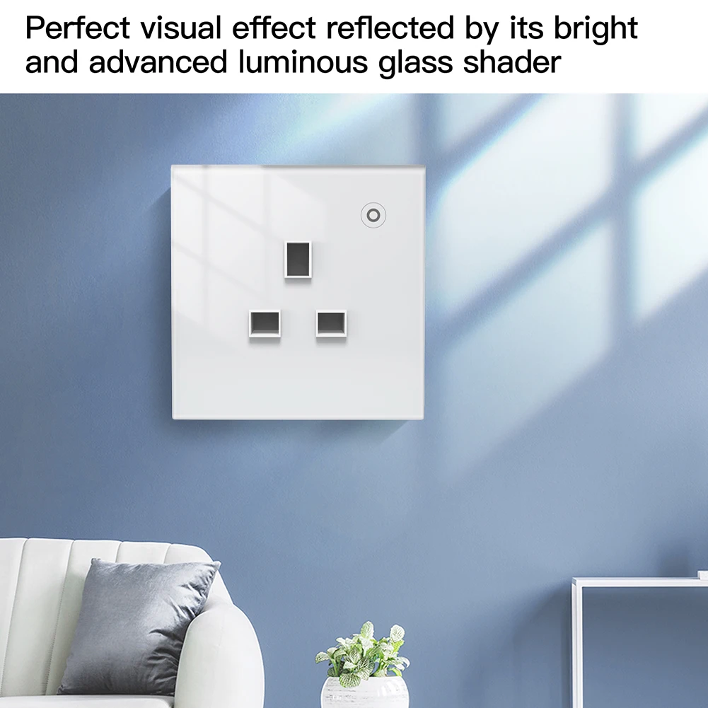 

Настенная розетка с таймером и Wi-Fi, 16 А