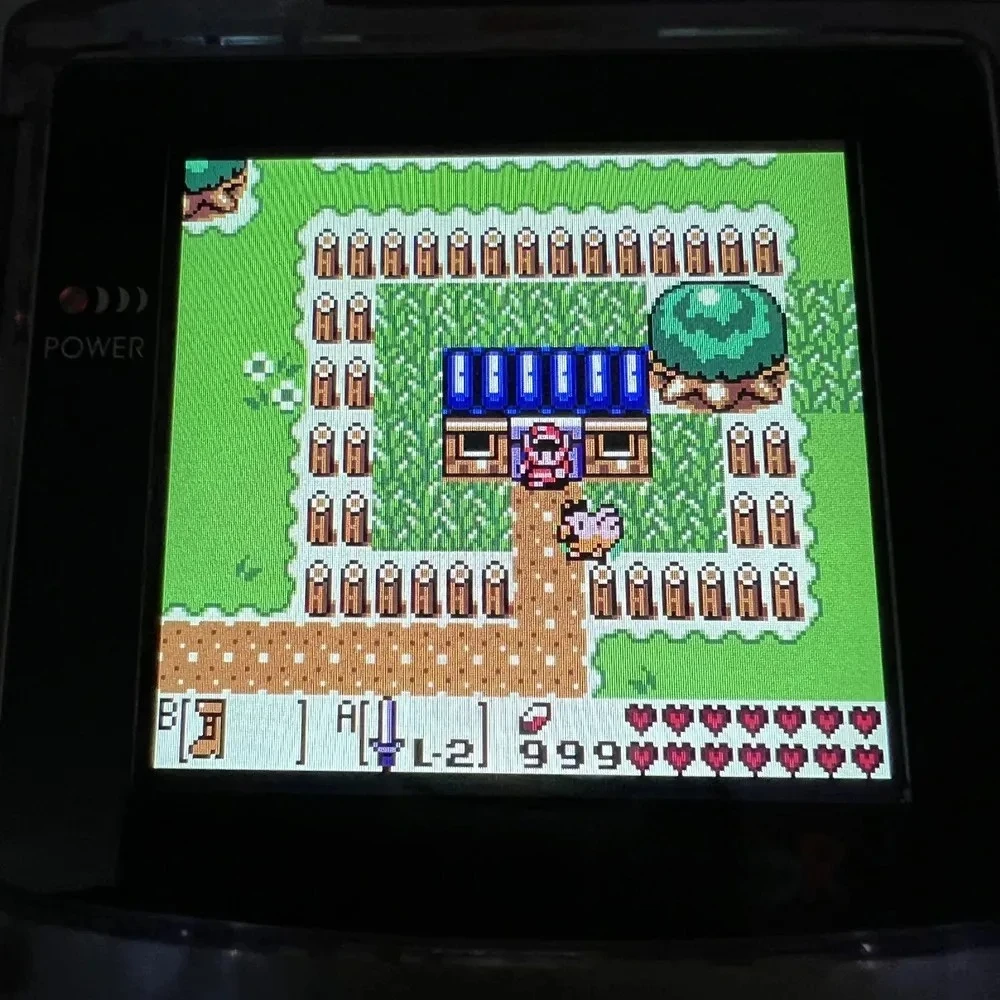 Фото 2,6-дюймовый IPS-дисплей с высокой яркостью для Game Boy Color GBC, аксессуары для модификации игровой консоли с режимом отображения пикселей. №3