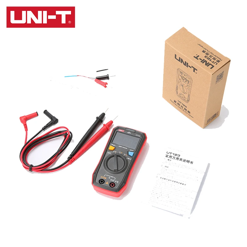 

UNI-T UT123 UT123D Household Pocket Digital Multimeter NCV AC/DC Voltage Measurement EBTN Display Switch Measurement
