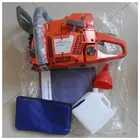 Бензиновая цепная пила 382 г., обновленная 2T 72CC, большая неизолированная бензиновая пила, Без направляющей шины, цепь с зеленым мотором, садовый электроинструмент