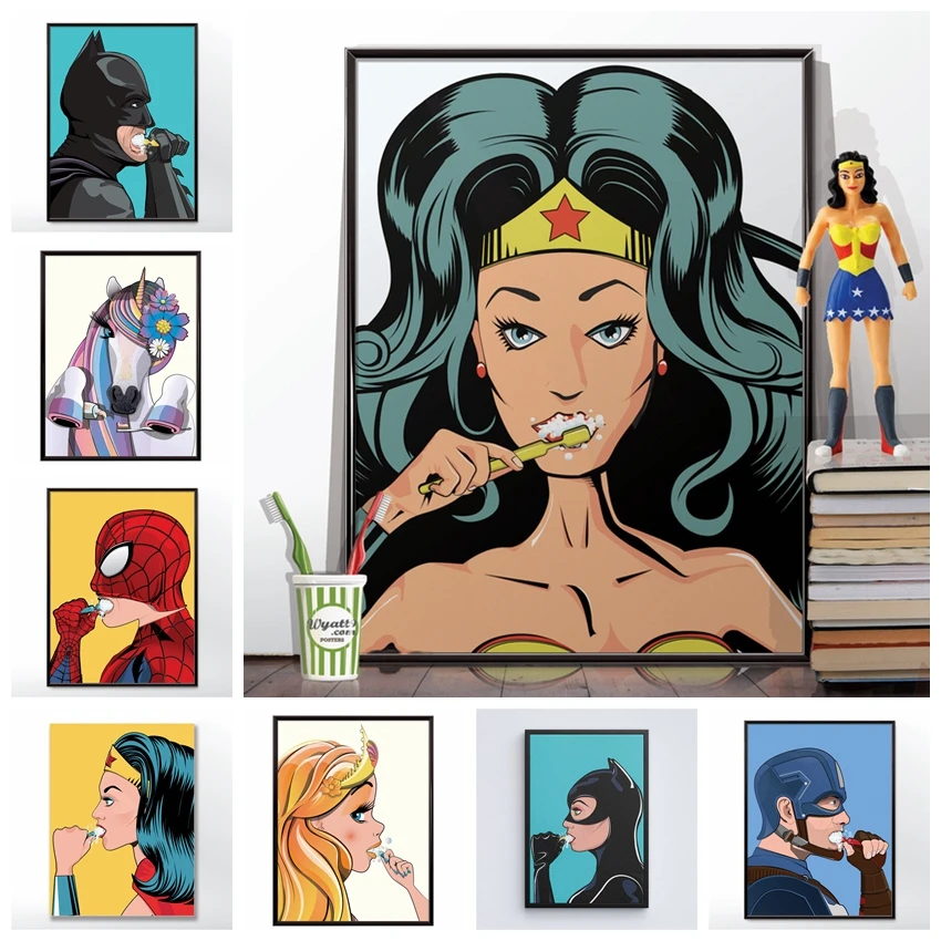 5D алмазная живопись с супергероями Marvel сделай сам Стразы смешной юморист