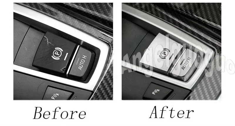 Angelguoguo декоративная накладка на центральный ручной тормоз для BMW 5/6/7 серии F10 GT F07 X3