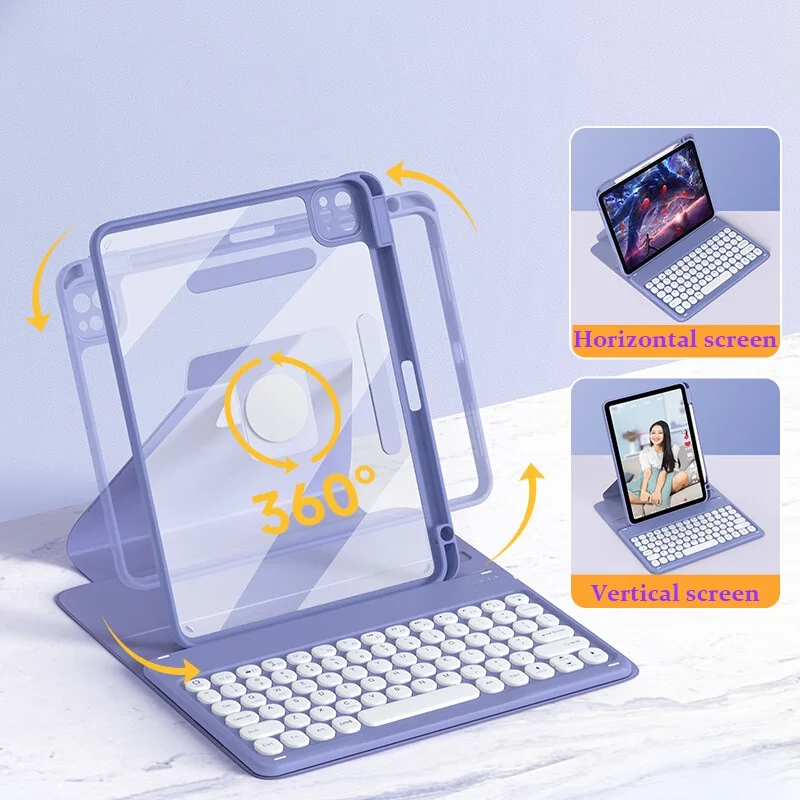 Чехол для клавиатуры Samsung Galaxy Tab S10 Ultra 14 6 дюйма 2024 S10+ 12 4 A9 Plus 11 S S9 S6 Lite 10 с гнездом
