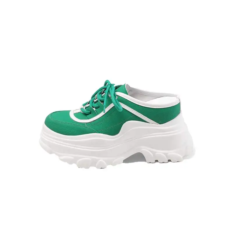 Мюли Krazing Pot из натуральной кожи без застежек круглый носок плоская платформа