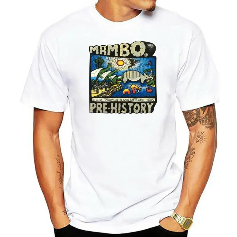

Футболка Mambo & ldquoPre-History & rdкво для серфинга, тройники для серфинга, размер футболка Logot, Лучший товар, футболка из чистого хлопка