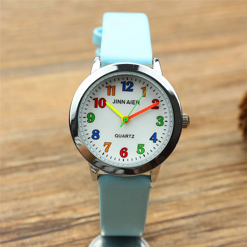 

Children Watch Fashion Brand Watches Quartz Wristwatches Kids Clock Boys Girls Students Wristwatch Multicolor Watch Plate