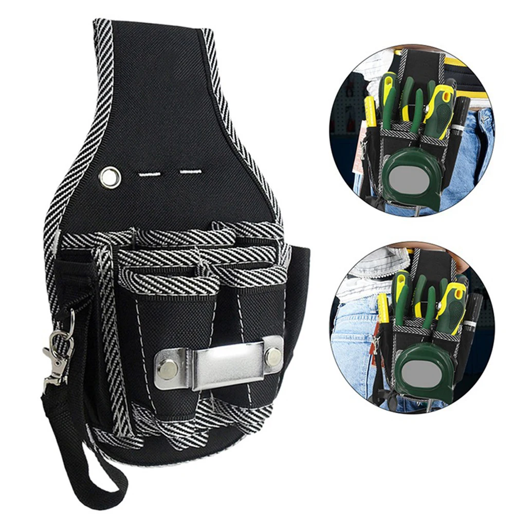 9-Pocket Nylon Fabric tool belt Electricians Organizer Technician Tool Bag for Electricians Carpenters Joiner Builders